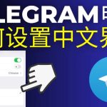 如何設定Telegram的語言偏好？|Telegram下載